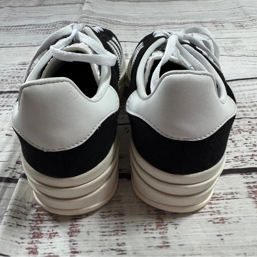 Adidas Gazelle Bold in Black and White womens size 5.5 NWOB - Picture 9 of 9